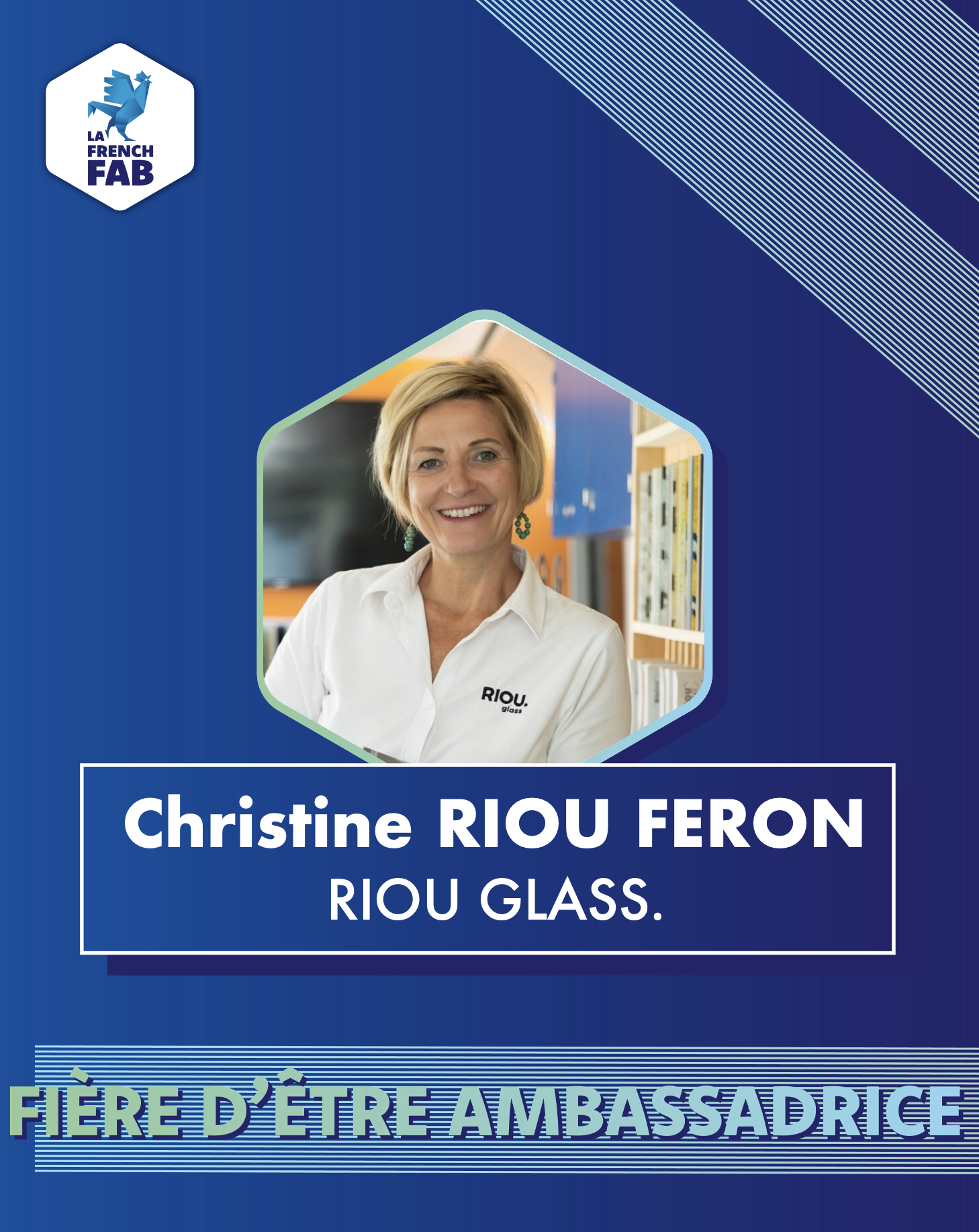 Dylan Riou Christine Riou Féron joins the 100 ambassadors of La French Fab by ...